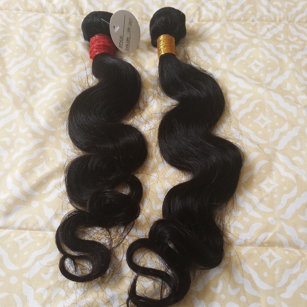Brazilian and Malaysian Remy hair